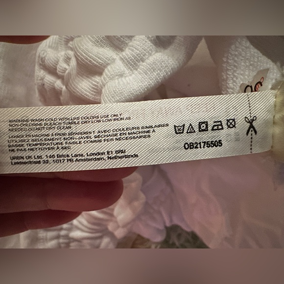 FREE PEOPLE FP Flutter Cropped Joggers White Size Small - Picture 8 of 8